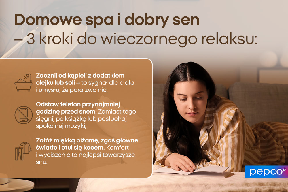 Domáce wellness a dobrý spánok – 3 kroky k večernému relaxu: 