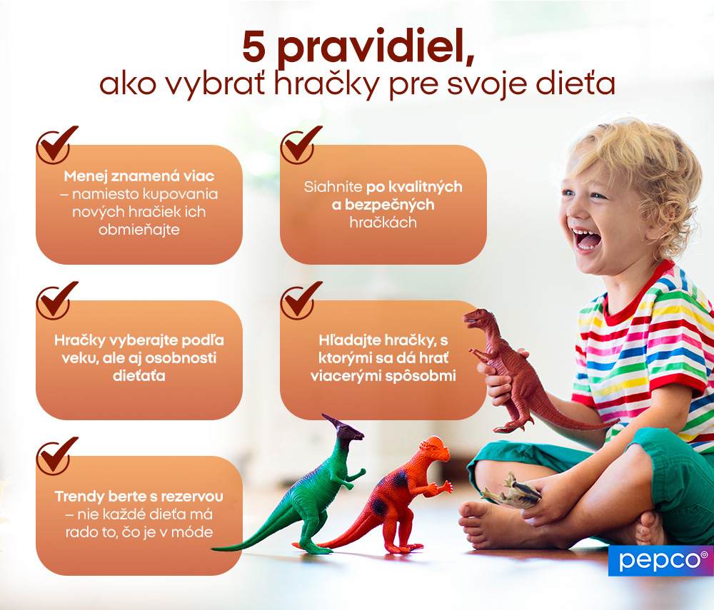 5 pravidiel, ako vybrať hračky pre svoje dieťa